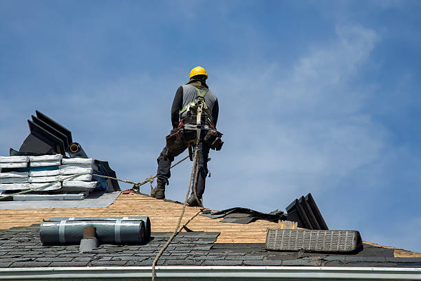 Professional Gutter Installation technician working in Dublin, CA